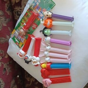 Vintage Pez Lot Holiday Lot - 14 total